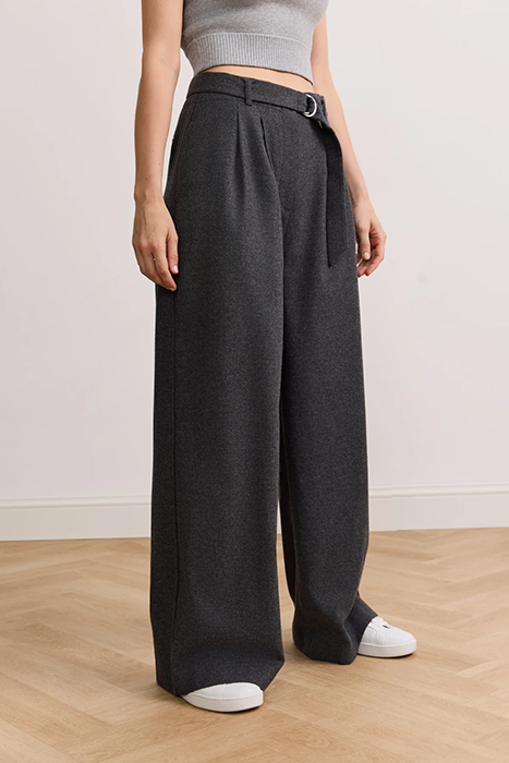 IZZY WIDE LEG PANTS DARK GREY by Lune Active