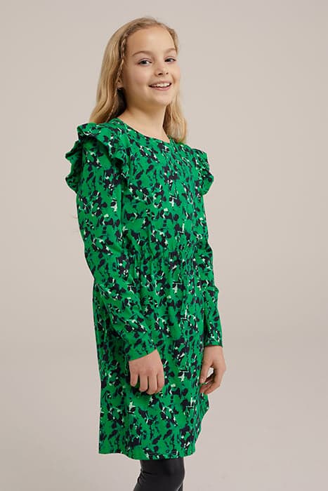 DRESS MID LENGTH BRIGHT GREEN by WE Fashion