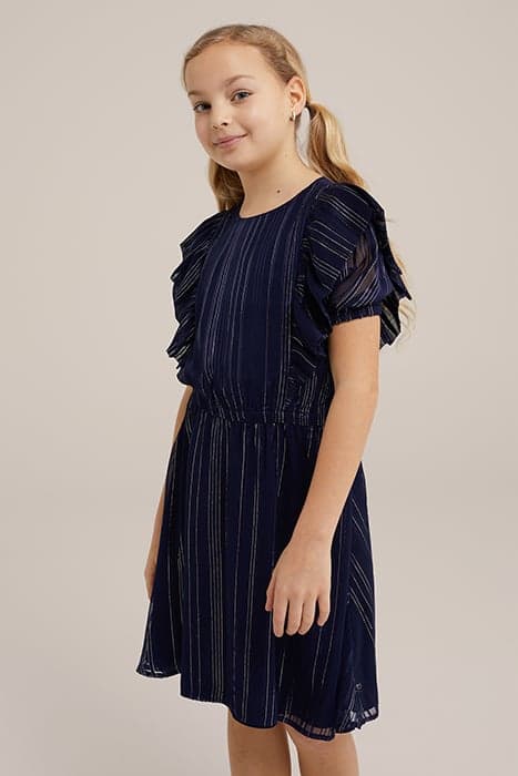 DRESS MID LENGTH DARK BLUE by WE Fashion