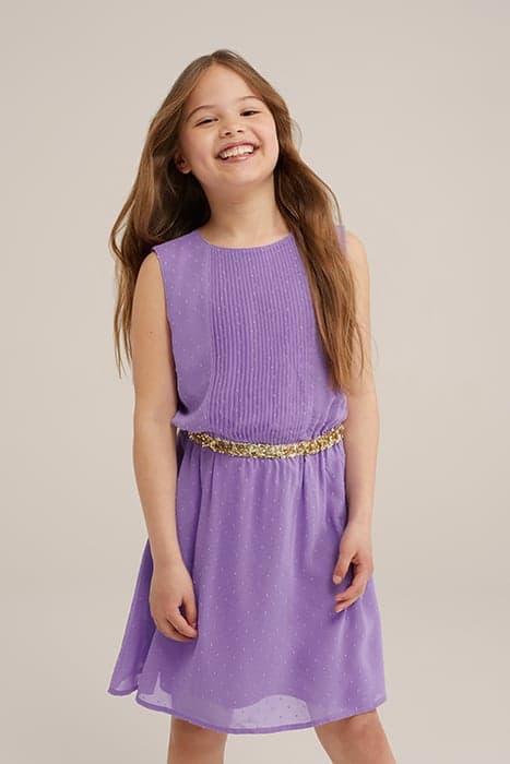 DRESS MID LENGTH LIGHT PURPLE by WE Fashion