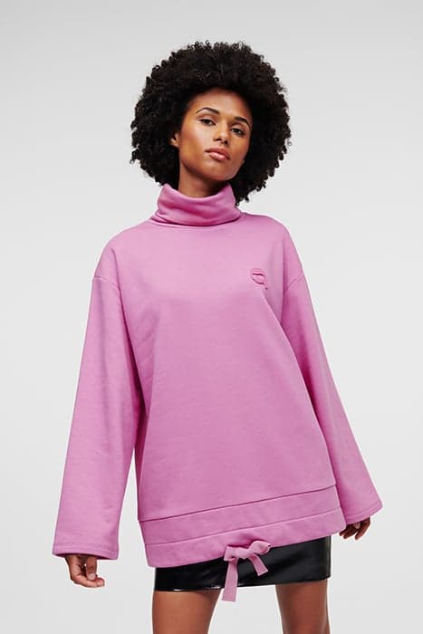 IKONIK2.0 HIGH NECK SWEATSHIRT SPRING CROCUS by KARL LAGERFELD