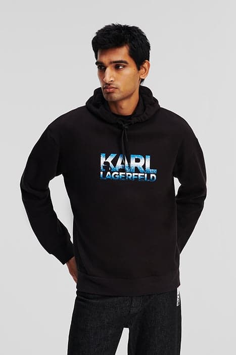 DEGRADE KARL HOODIE BLACK by KARL LAGERFELD