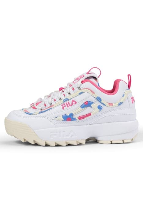 DISRUPTOR F WHITE-PINK LEMONADE by FILA