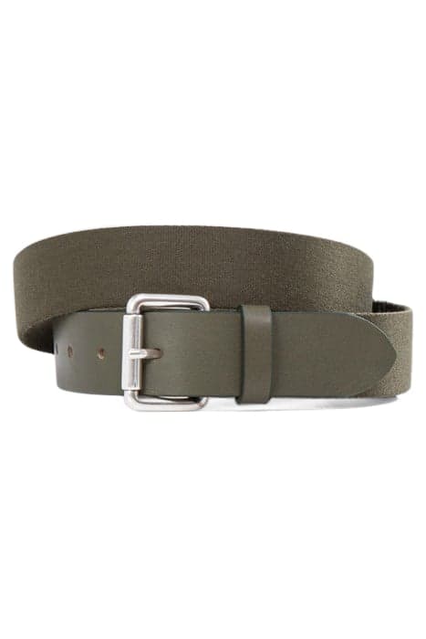 KHAKI TEXTILE BELT WITH METAL BUCKLE by IKKS