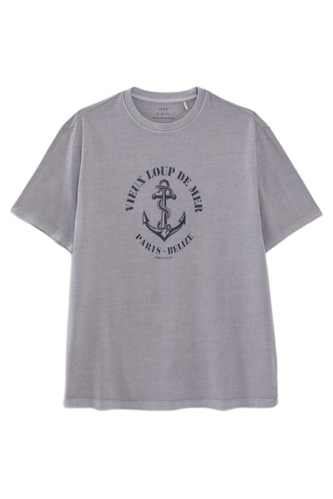 AZURE T-SHIRT WITH ANCHOR IMAGE by IKKS