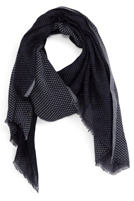 NAVY DOUBLE-SIDED SCARF by IKKS