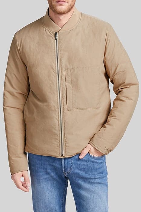 KHAKI/BEIGE REVERSIBLE LIGHT PADDED JACKET by IKKS