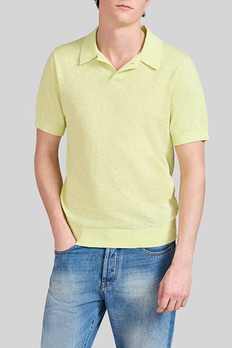 LIME LIGHT KNIT POLO SHIRT by IKKS