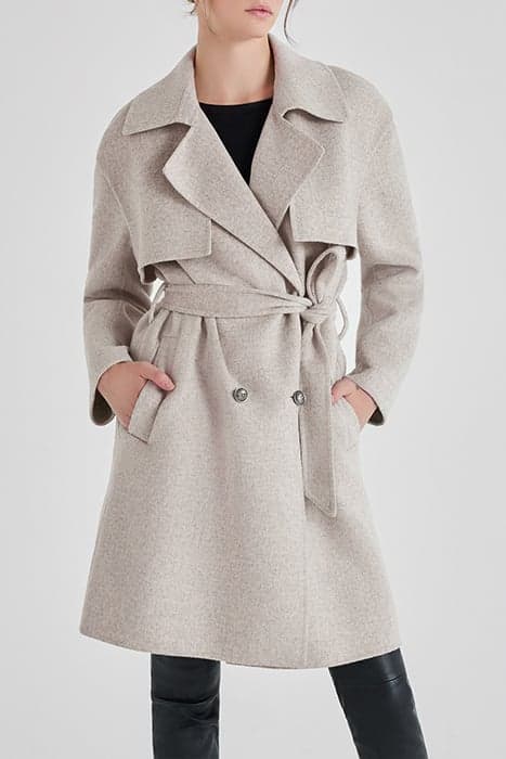 LIGHT TAUPE TRENCH COAT by IKKS