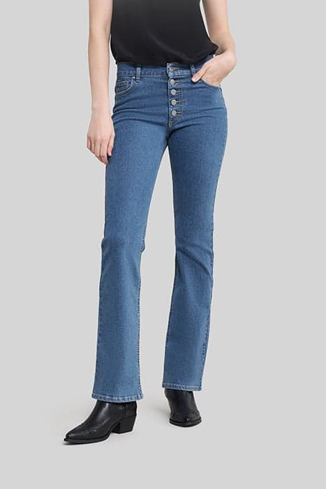 SUMMER BLUE WATERLESS FLARED JEANS by IKKS