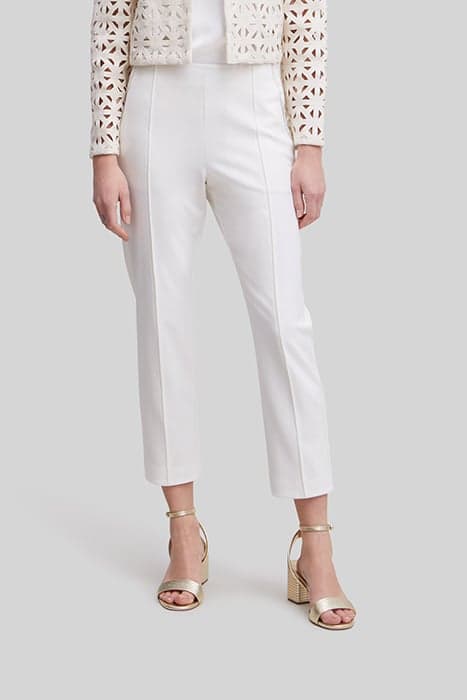 WHITE SUIT TROUSERS WITH MICROBEADING by IKKS