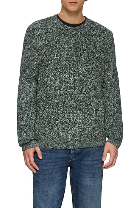 S.OLIVER-QS PULLOVER GREEN-MELANGE by s. Oliver