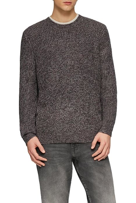 S.OLIVER-QS PULLOVER GREY/BLACK by s. Oliver