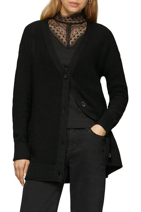 S.OLIVER-QS CARDIGAN BLACK by s. Oliver