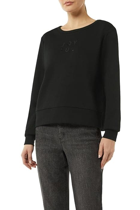 COMMA SWEATSHIRTS GREY/BLACK by Comma