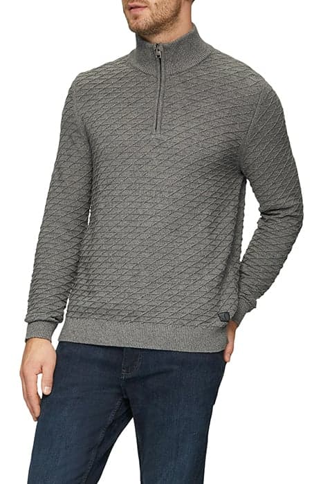 S.OLIVER PULLOVER GREY/BLACK by s. Oliver