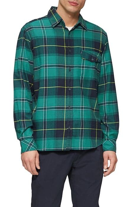 S.OLIVER SHIRTS BLUE-GREEN by s. Oliver