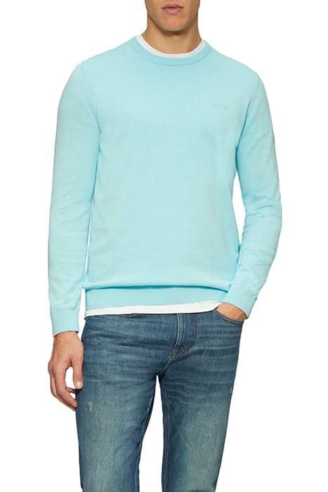 S.OLIVER PULLOVER BLUE-AQUA by s. Oliver