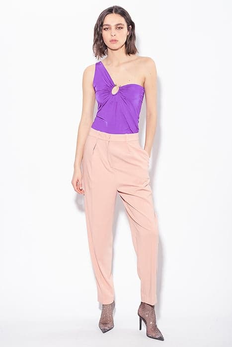 PIETRA PANTALONE ENVER SATIN C CAMEO ROSE by PINKO