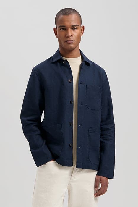 DS_CRISP CHORE JACKET DK. NAVY DK. NAVY by Dstrezzed