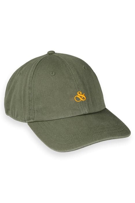 TWILL LOGO CAP ARMY by Scotch & Soda