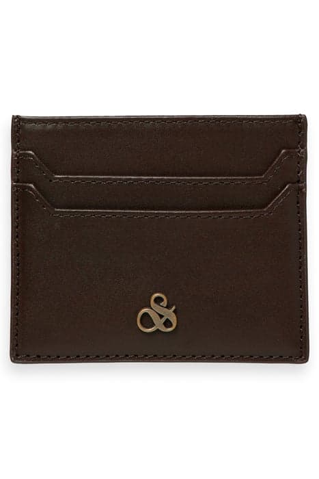 LEATHER CARDHOLDER CHOCOLATE by Scotch & Soda