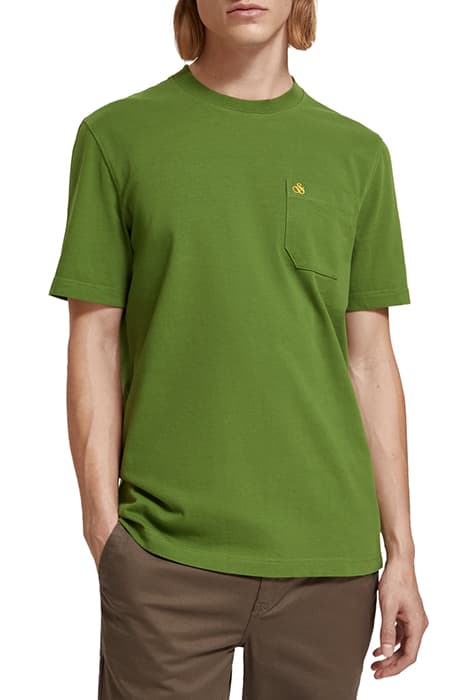 REGULAR FIT CHEST POCKET JERSEY T-SHIRT IN ORGANIC COTTON MO by Scotch & Soda