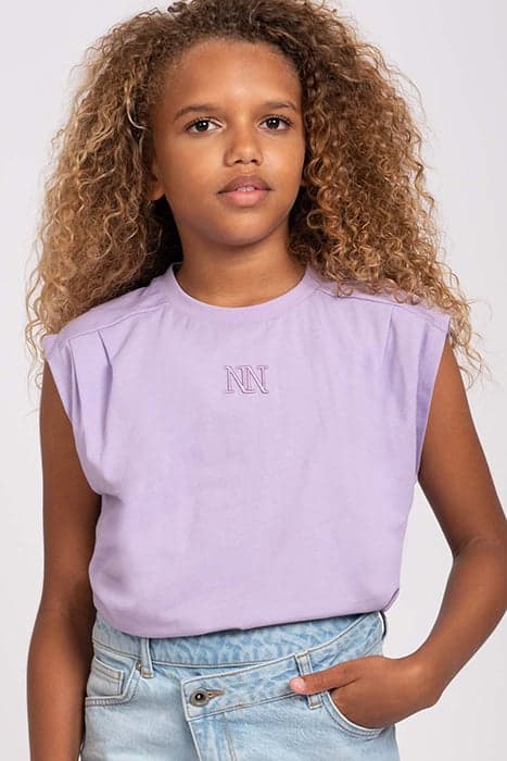 PLEAT T-SHIRT LAVENDER by NIK & NIK