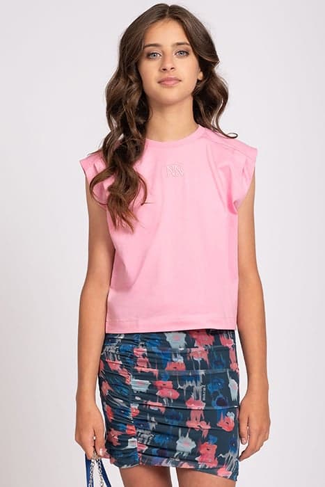 PLEAT T-SHIRT PINK LEMONADE by NIK & NIK