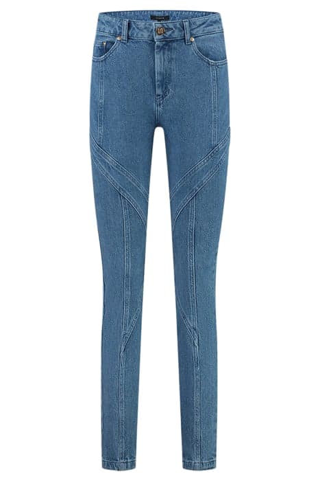 BELLFLOWER SKINNY JEANS MID BLUE by NIKKIE