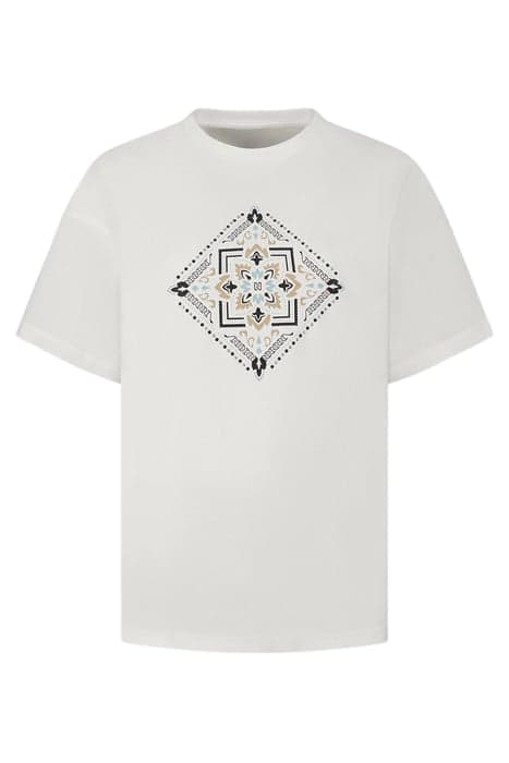 MANDALA T-SHIRT STAR WHITE by NIKKIE