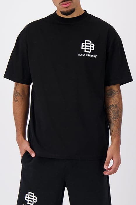 CITY TEE BLACK by Black Bananas