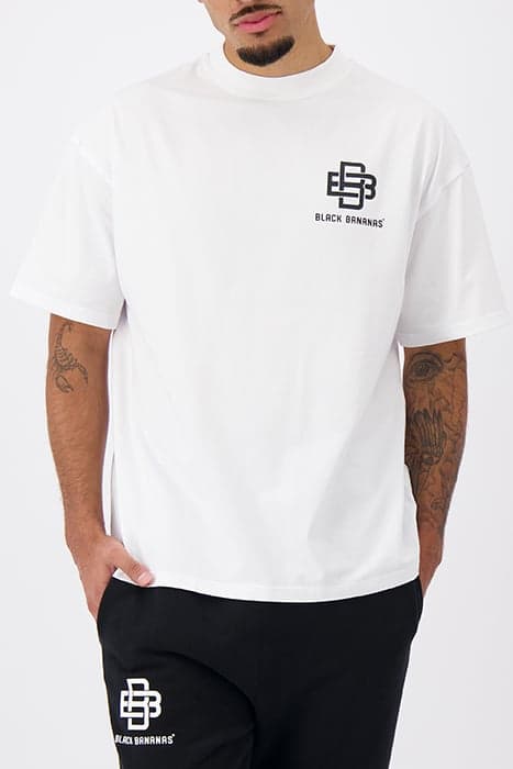 CITY TEE WHITE by Black Bananas