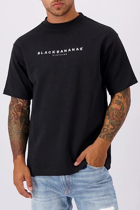 SIGNATURE TEE BLACK by Black Bananas