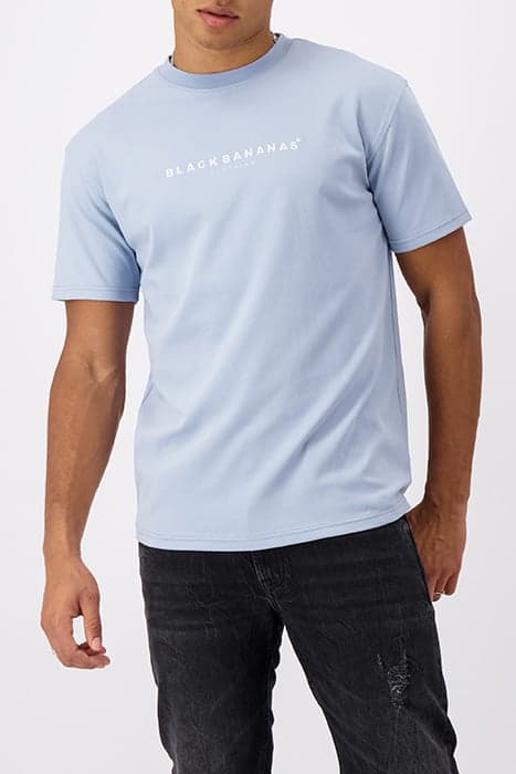 SIGNATURE TEE BLUE by Black Bananas