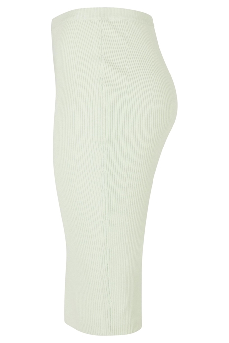 LADIES RIB KNIT MIDI SKIRT LIGHTMINT 7