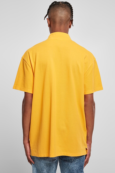 BOXY ZIP PIQUE TEE MAGICMANGO 3