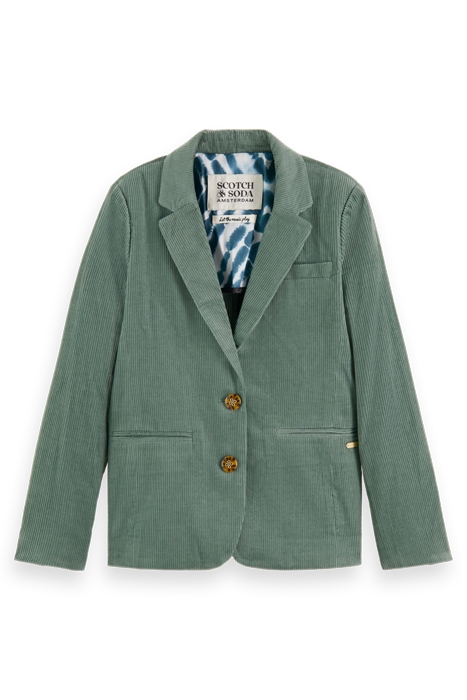 LIGHTWEIGHT CORDUROY BLAZER ARCHIVE GREEN 4