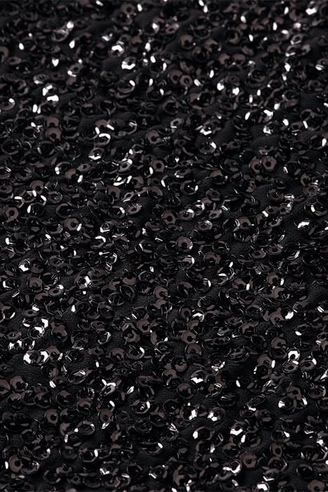 SEQUIN MINI DRESS BLACK 8
