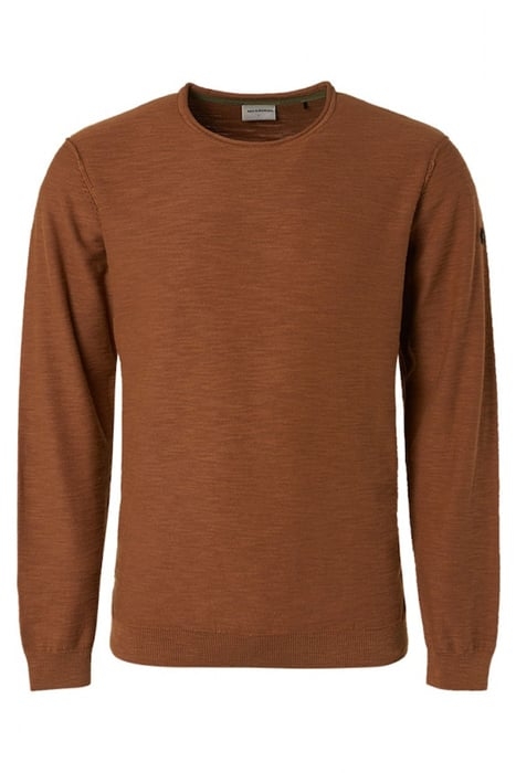 PULLOVER CREWNECK GARMENT DYED + STONE WASHED CARAMEL 4