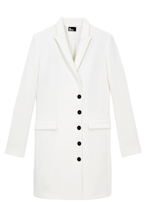 LONG-SLEEVED TAILORED DRESS ECRU 1