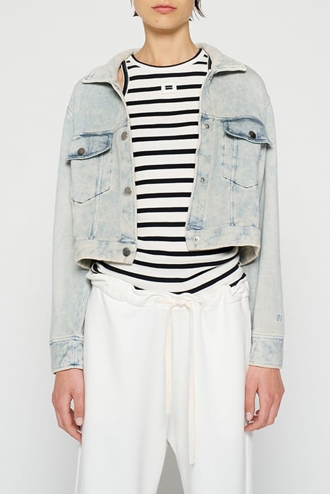 WASHED CROPPED JACKET 1