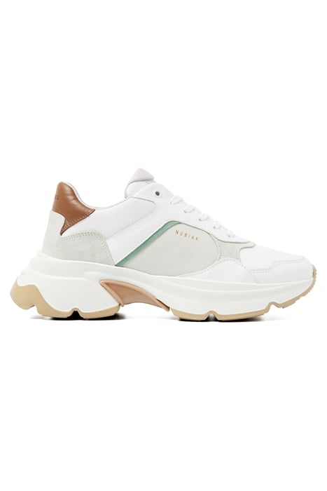 ROSS JADEN (L) WHITE COMBI - COGNAC 1