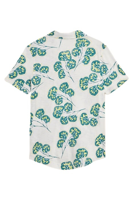 PENNY POCKET JERSEY SHIRT IVORY PRINTED 3