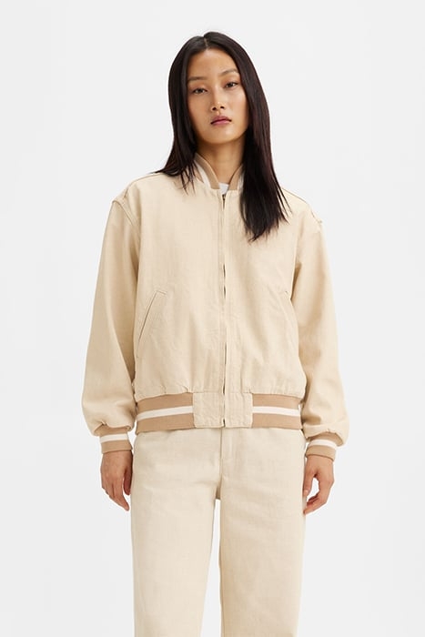 LMC BOMBER JACKET BEIGE 1