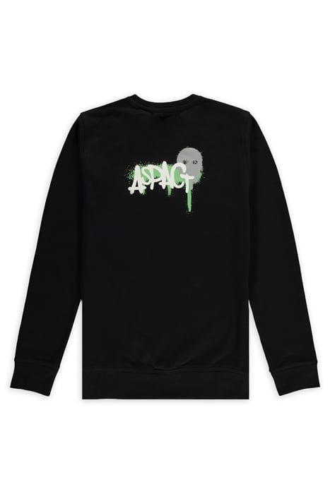 SKULL SWEATER BLACK 2