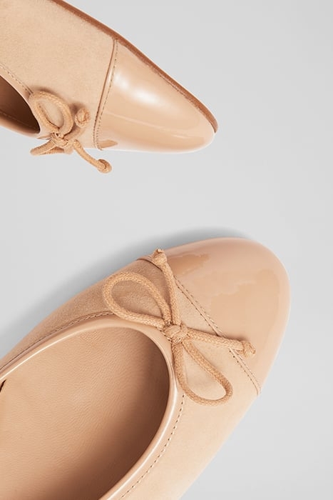 KARA BALLERINA SHOES ALMOND 4