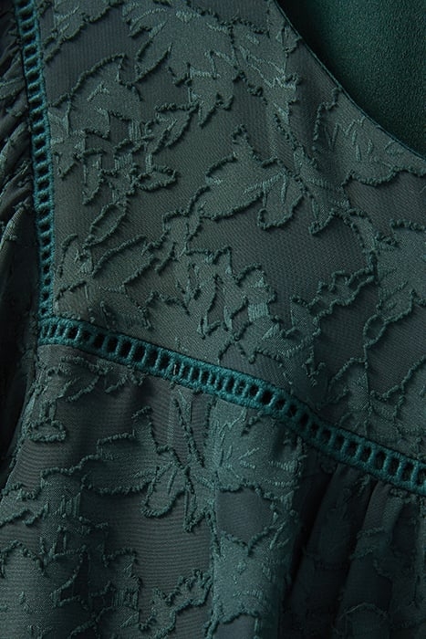 BLOUSE WITH LATTICE DETAIL SCARAB 4