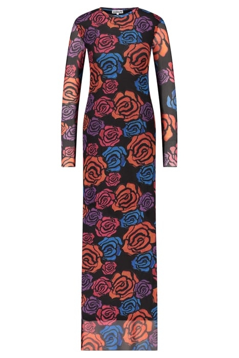 ROSALINA MESH DRESS BLACK 2