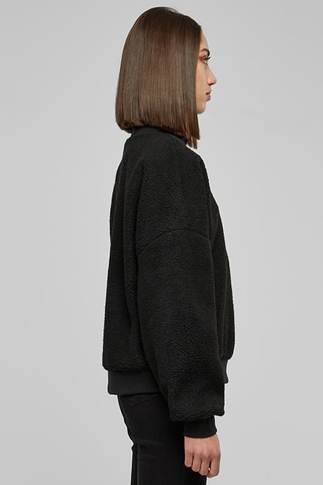LADIES SHERPA CREWNECK BLACK 7